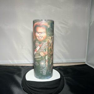 20oz Halloween Villains Sublimated doubled wall stainless steel Tumbler.